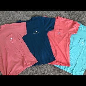 Lot of 4 Southern Marsh Tees
